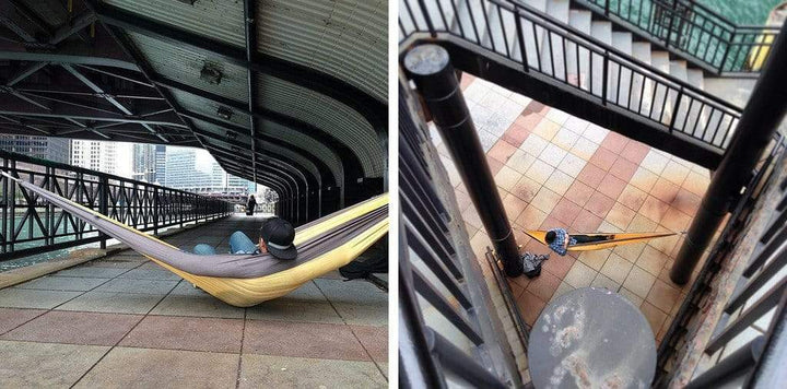 Urban Hammocking