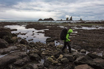 Backpacking along Washington's wild and rugged Olympic Coast. Jeff Bartlett