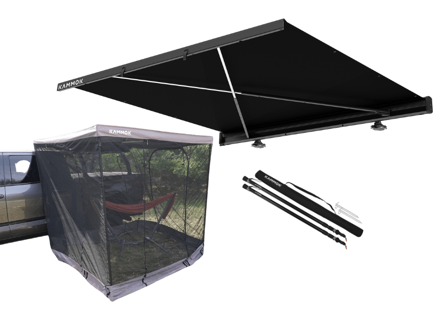 Kammok Crosswing Bug Room Bundle Charcoal Gray