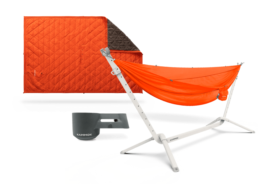 Kammok The Cozy Camper Limestone White / Ember Orange / Ember Orange