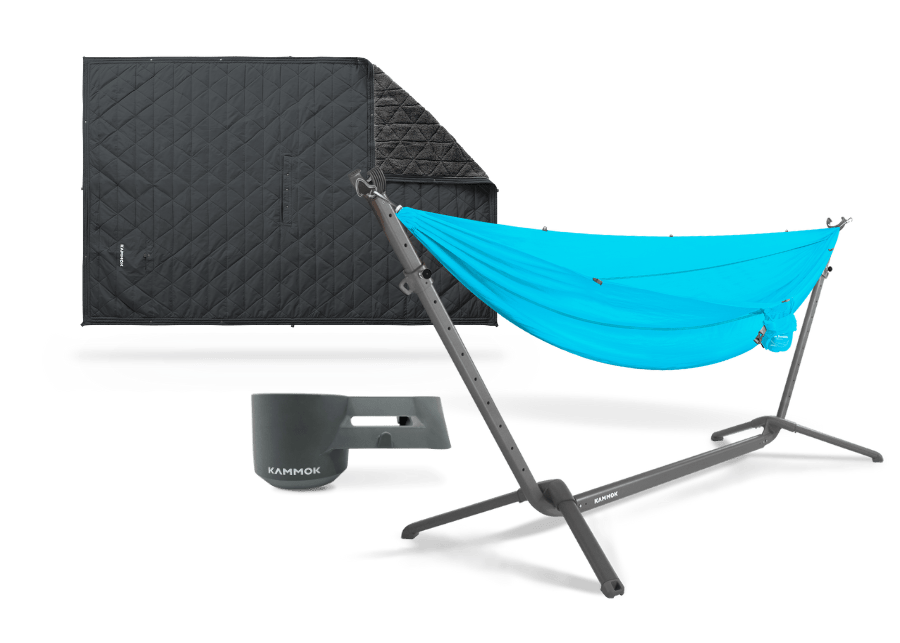 Kammok The Cozy Camper Granite Gray / Sky Blue / Granite Gray