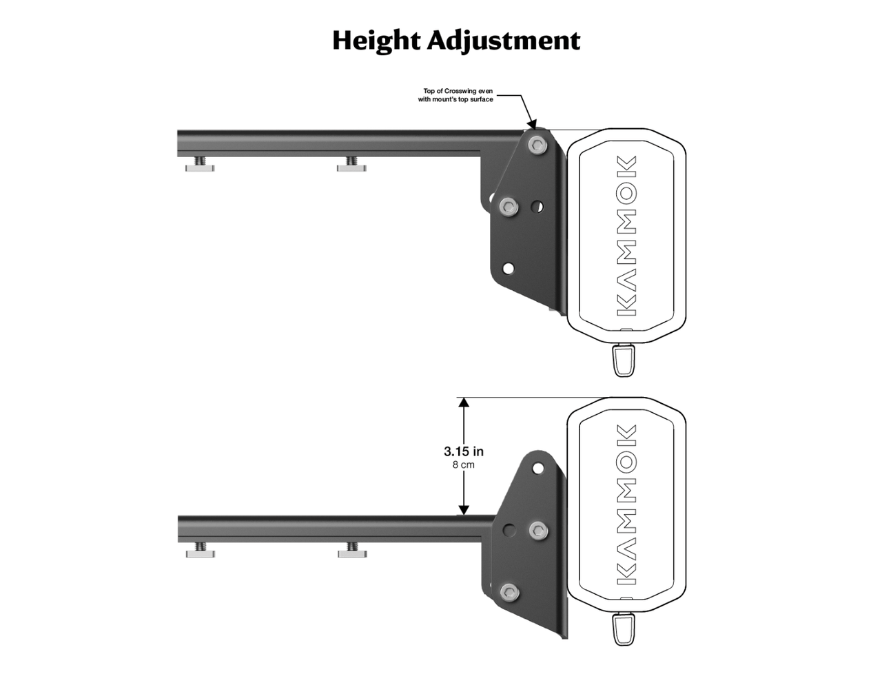 Kammok Crosswing Side Mount Kit