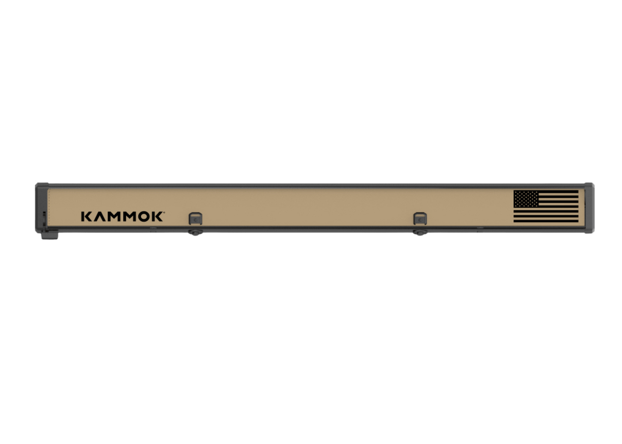 Kammok Vehicle Parts & Accessories Crosswing 5 Ft / Desert Tan / USA Flag B&W