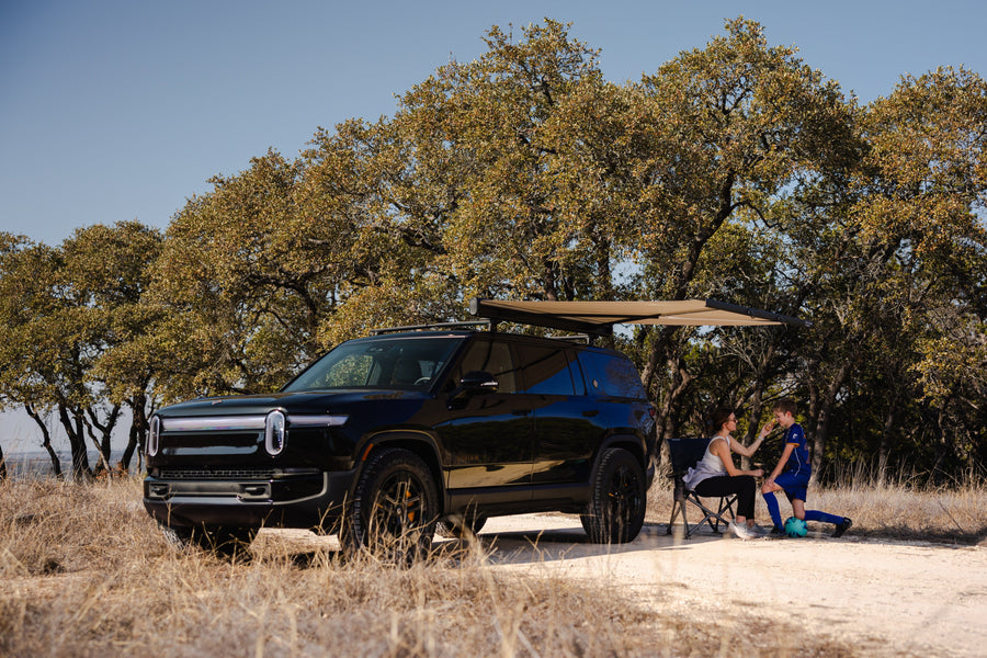 Kammok Vehicle Parts & Accessories Rivian X Kammok Crosswing Awning 7 Ft / Charcoal Gray