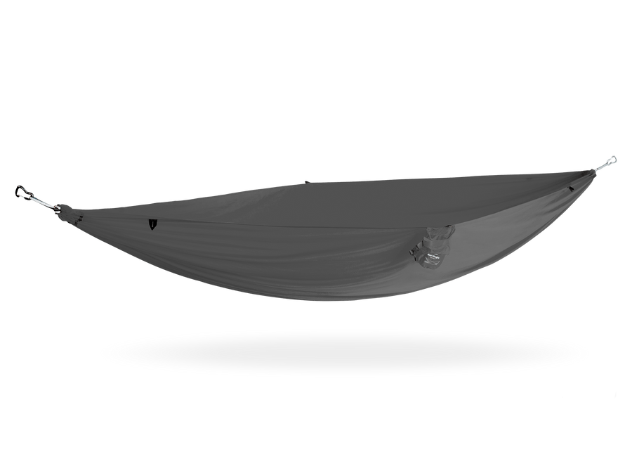 Kammok Hammock Roo Single and Python 10 Bundle Granite Gray