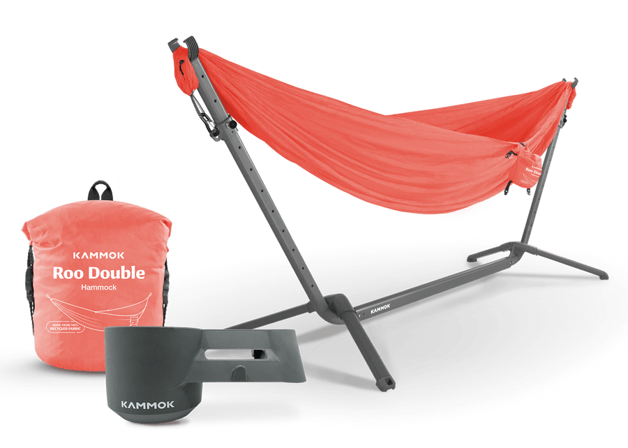 Kammok Bundle Swiftlet Hammock Stand Bundle Double / Daylight Coral