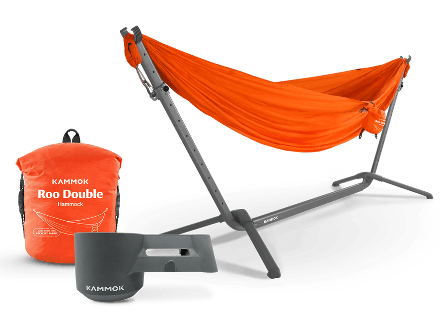 Kammok Bundle Swiftlet Hammock Stand Bundle Double / Ember Orange