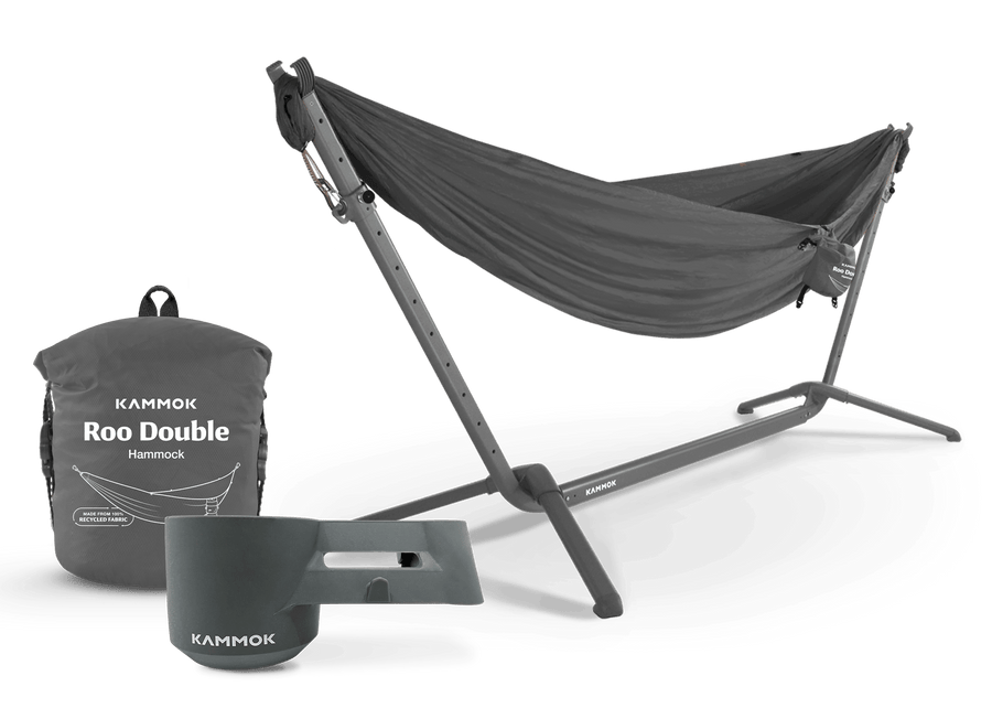 Kammok Bundle Swiftlet Hammock Stand Bundle Granite Gray / Granite Gray