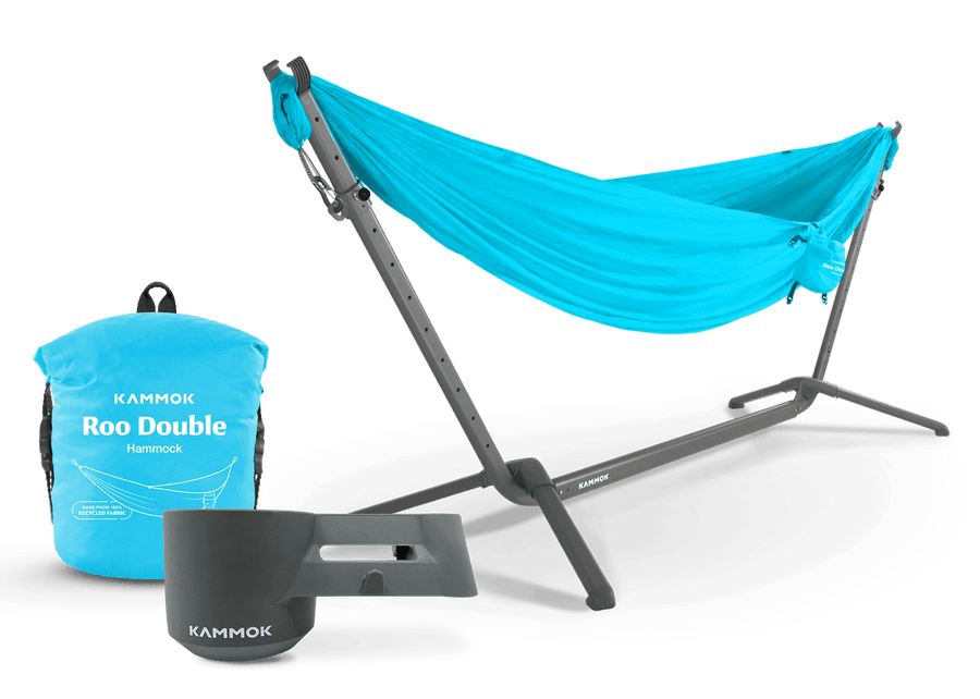 Kammok Bundle Swiftlet Hammock Stand Bundle Double / Sky Blue