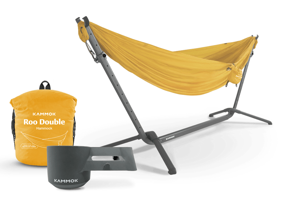 Kammok Bundle Swiftlet Hammock Stand Bundle Double / Sunflower Gold