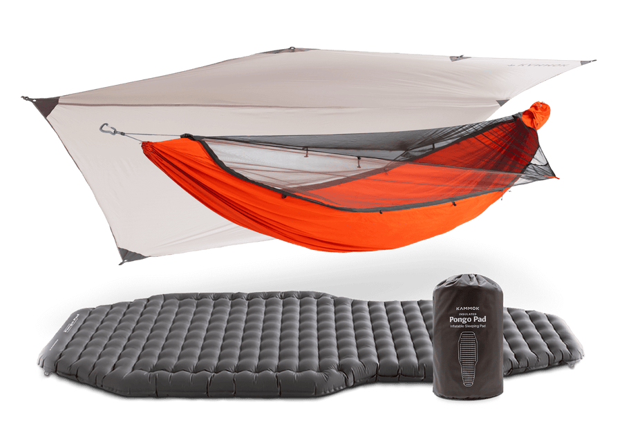 Kammok Bundle Camping Hammock Bundle Recycled Ember Orange