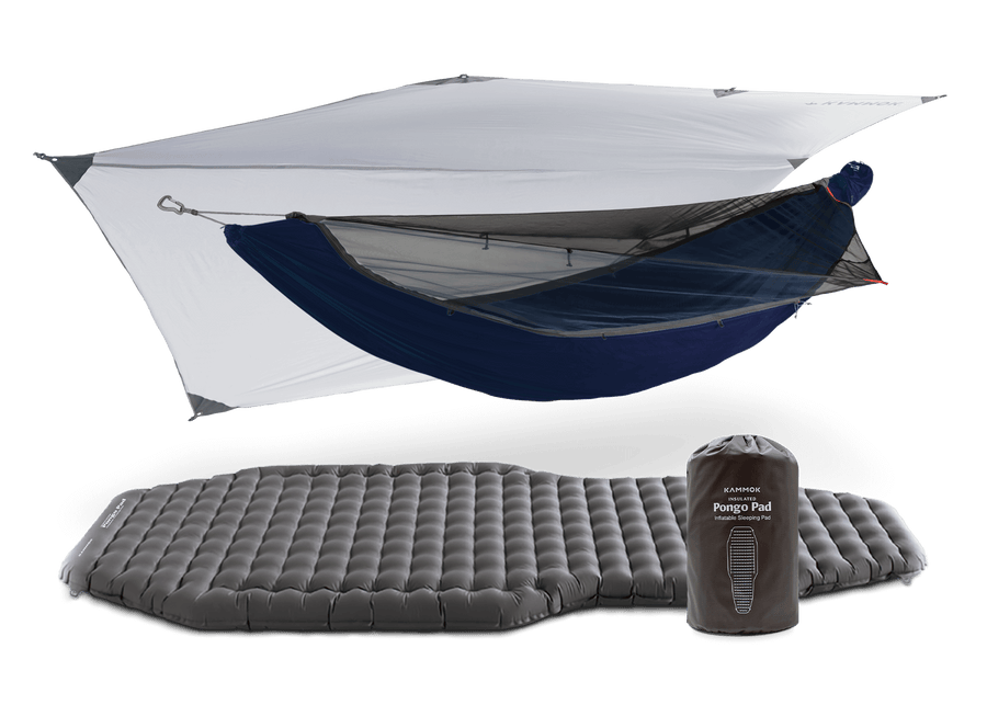 Kammok Bundle Camping Hammock Bundle Recycled Midnight Blue