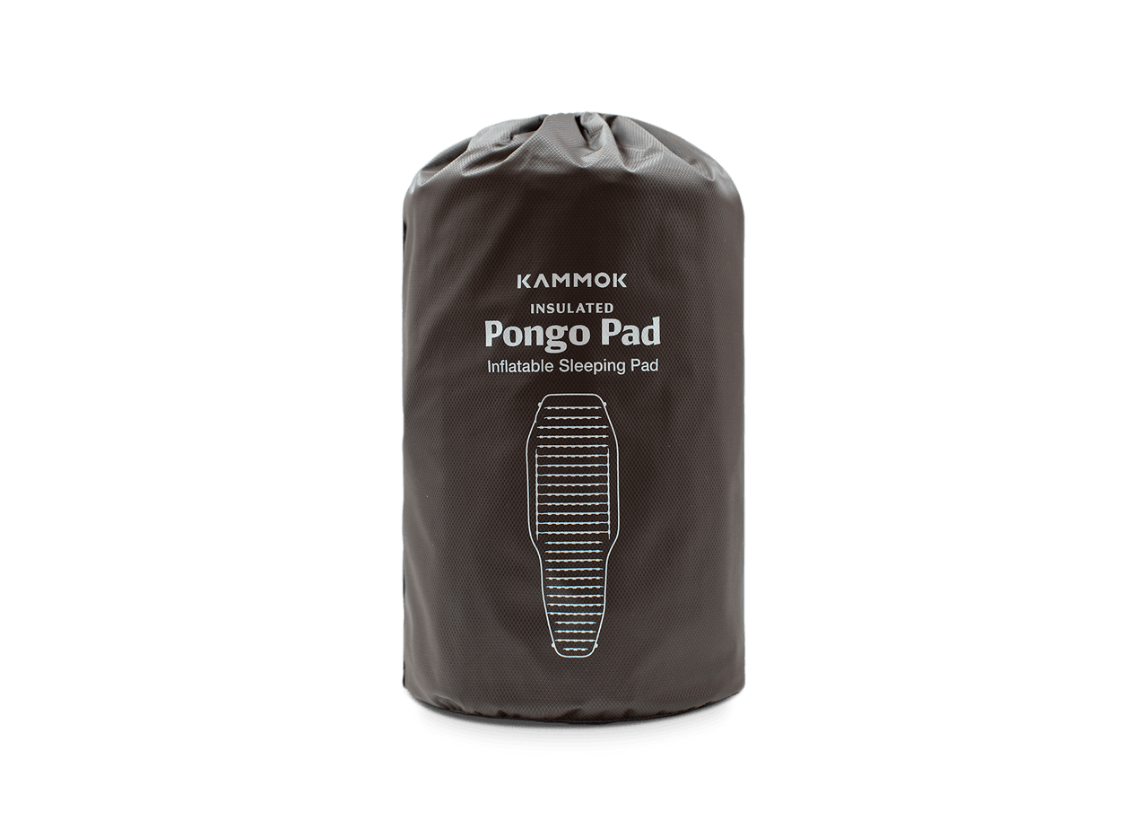 Kammok Sleep Line Insulated Pongo Pad Studio Image in Storage Bag