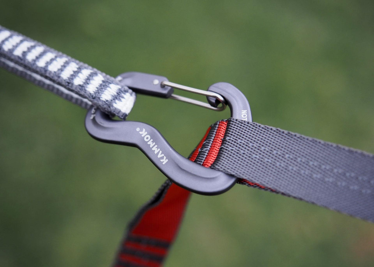 Close up of Kammok Suspension Kanga Claw with Kammok Python Strap