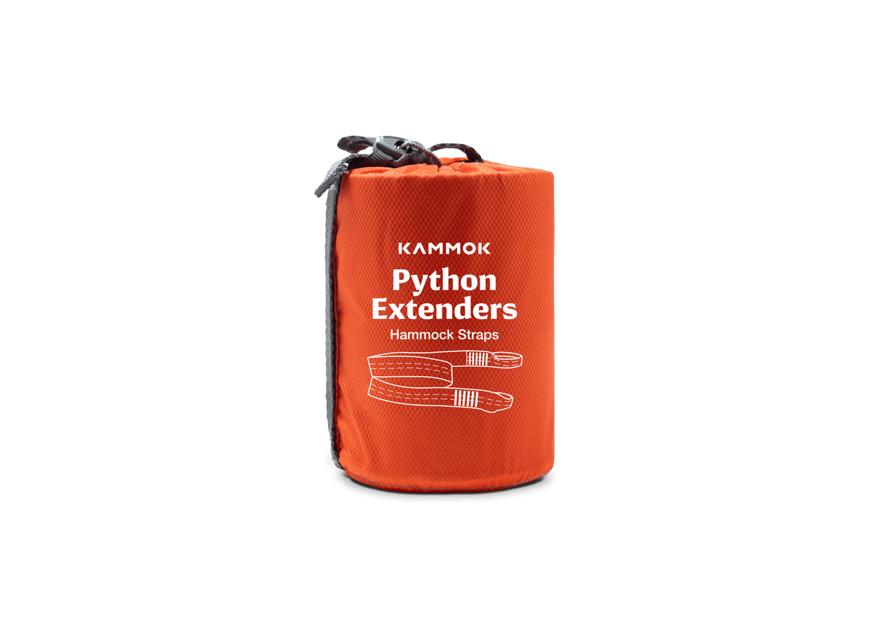 Studio Image of Kammok Suspension Python Extenders in Storage Bag