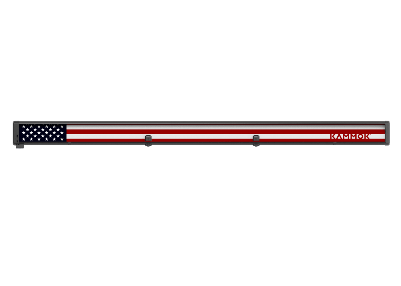 Kammok Vehicle Parts & Accessories Crosswing 7 Ft / Charcoal Gray / USA Flag