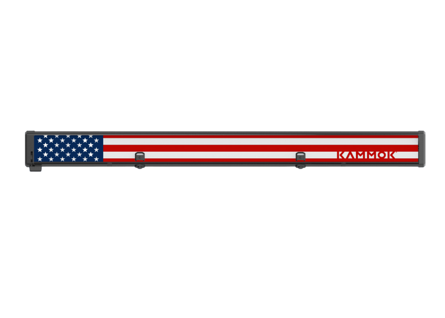 Kammok Vehicle Parts & Accessories Crosswing 5 Ft / Charcoal Gray / USA Flag