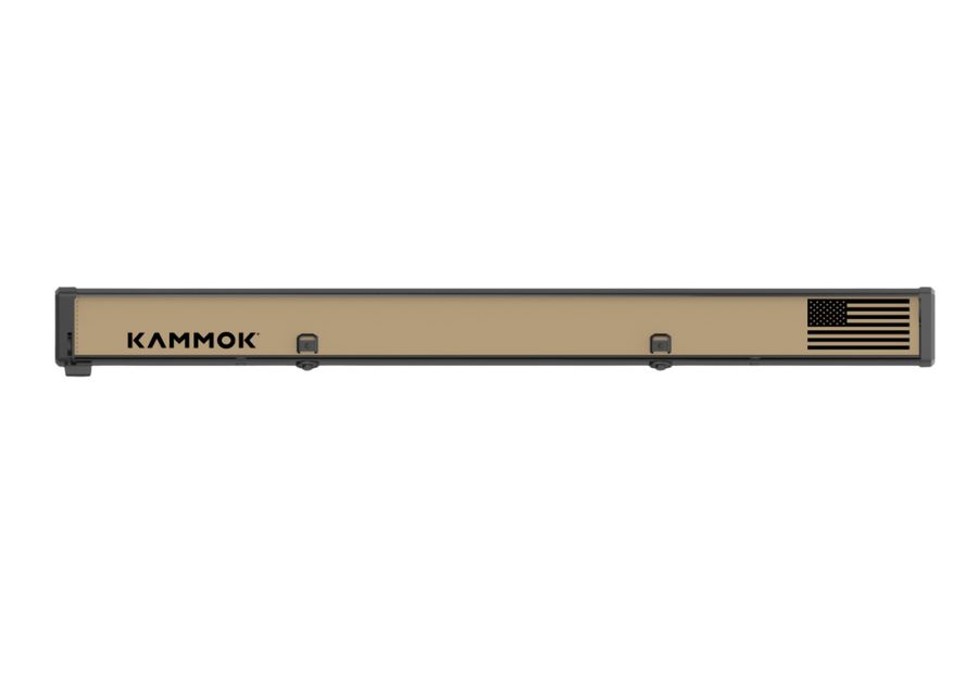 Kammok Vehicle Parts & Accessories Crosswing 5 Ft / Desert Tan / USA Flag B&W
