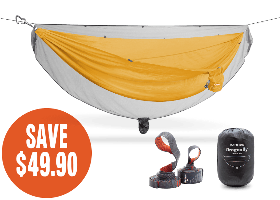 Kammok The Hanging Outside Bundle Sunflower Gold