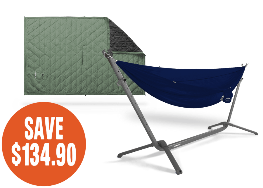 Kammok The Cozy Camper Granite Gray / Midnight Blue / Coastal Green