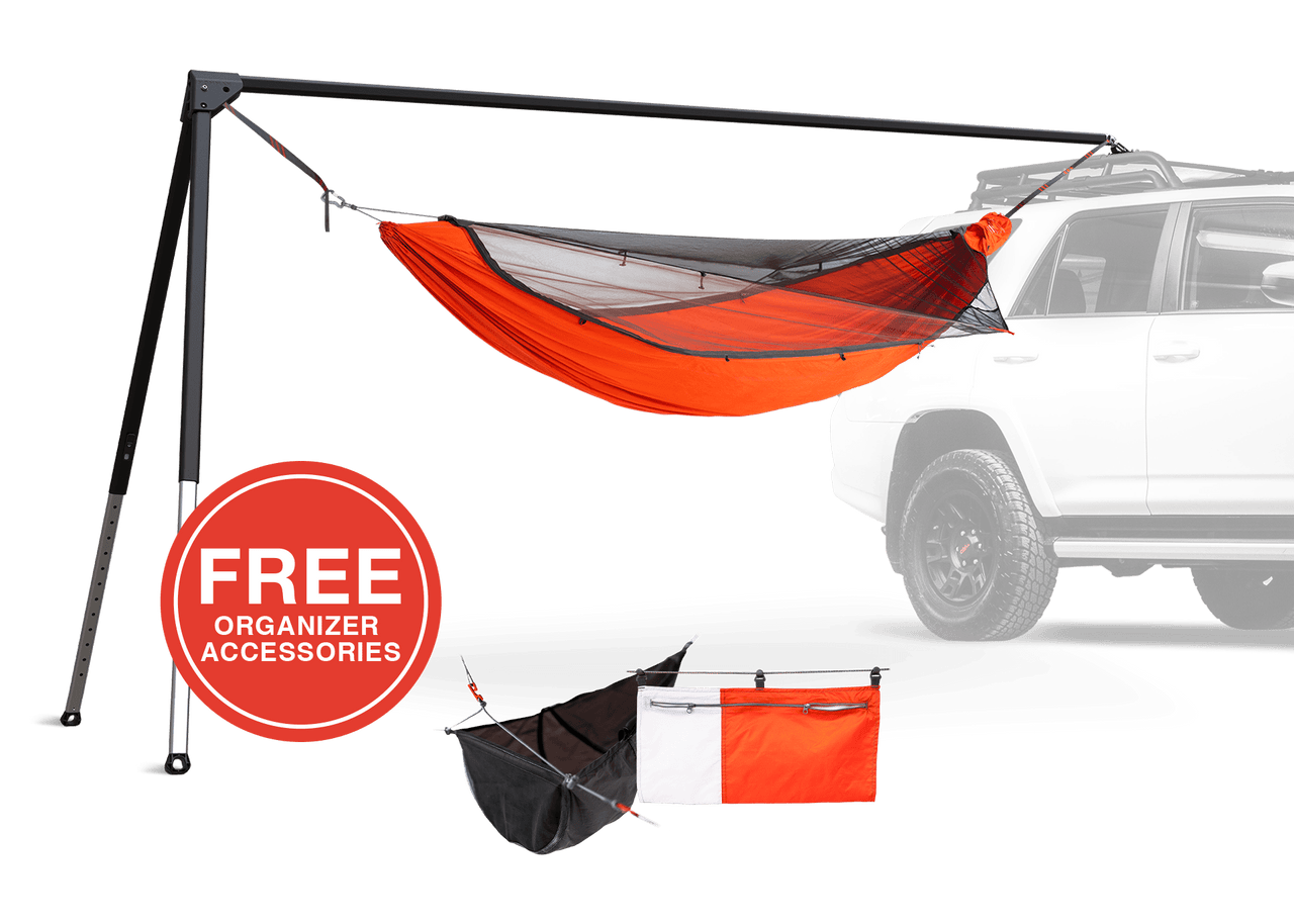 Kammok Bundle Outpost Overland Bundle with Free Organizer Accessories Ember Orange