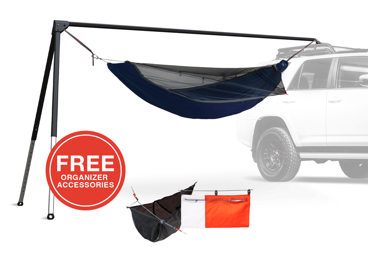 Kammok Bundle Outpost Overland Bundle with Free Organizer Accessories Midnight Blue