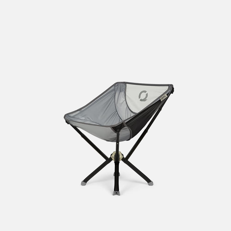 CLIQ ClassiQ Chair in Ultimate Gray with a light mesh back, shown at an angle