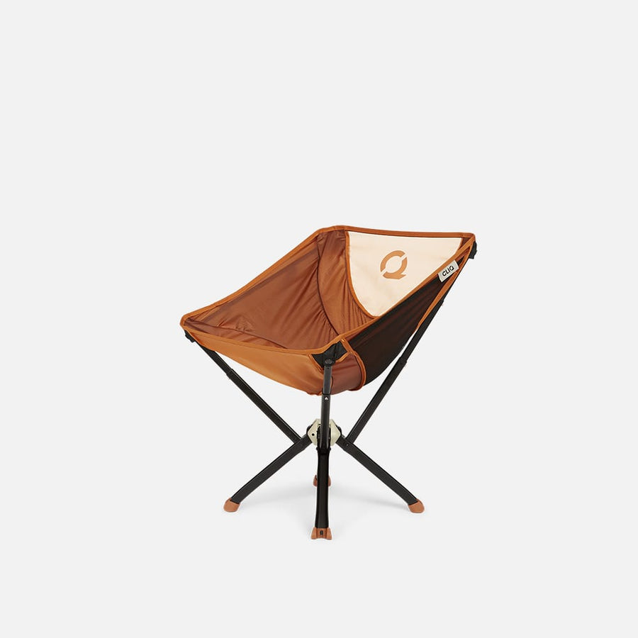 CLIQ ClassiQ Chair in Canyon Orange with a light mesh back, shown at an angle