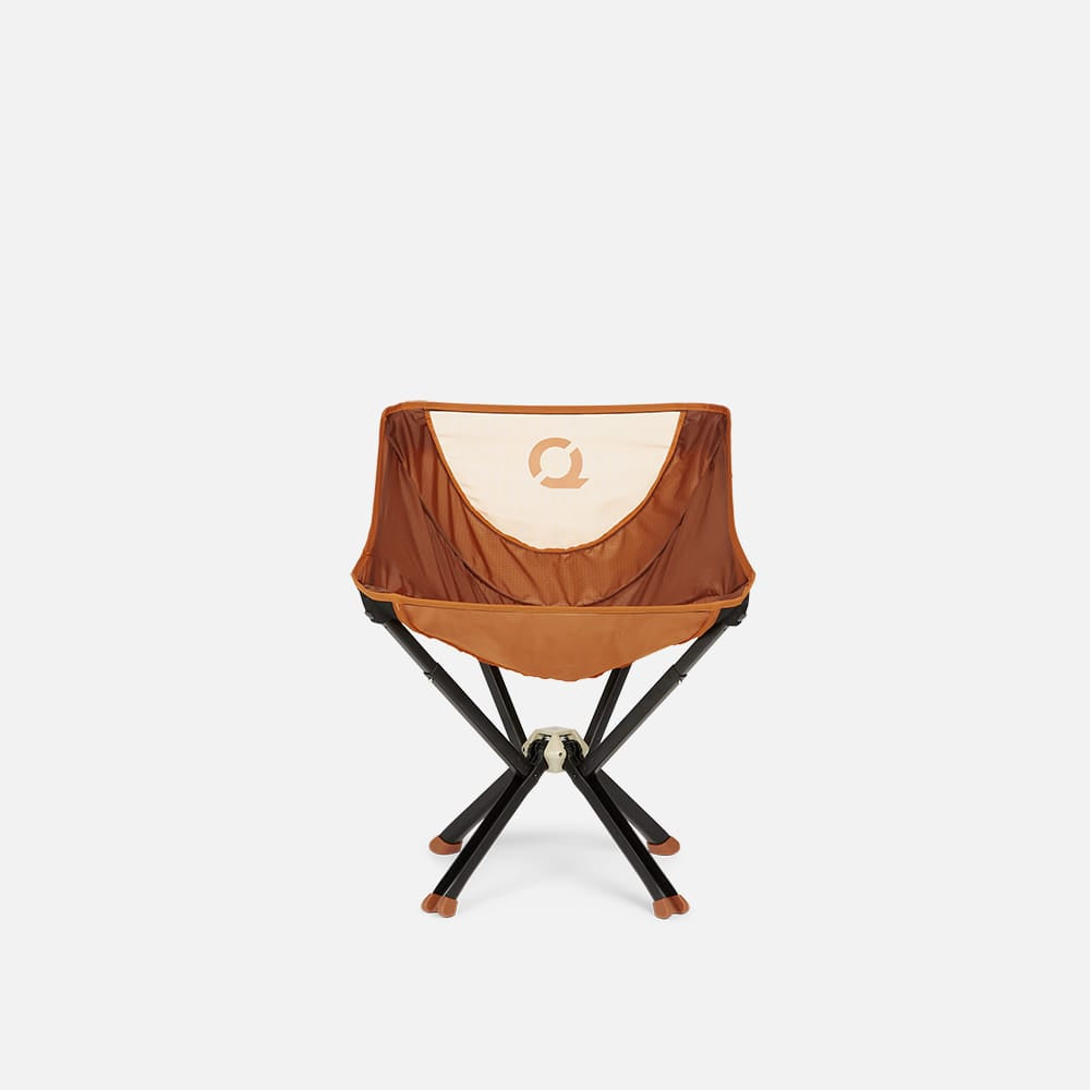 Front view of the CLIQ ClassiQ Chair in Canyon Orange
