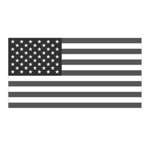 Kammok Crosswing Designs US Flag - Black & White
