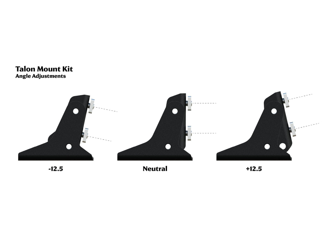 Kammok Crosswing Talon Mount Kit Angle Adjustments.