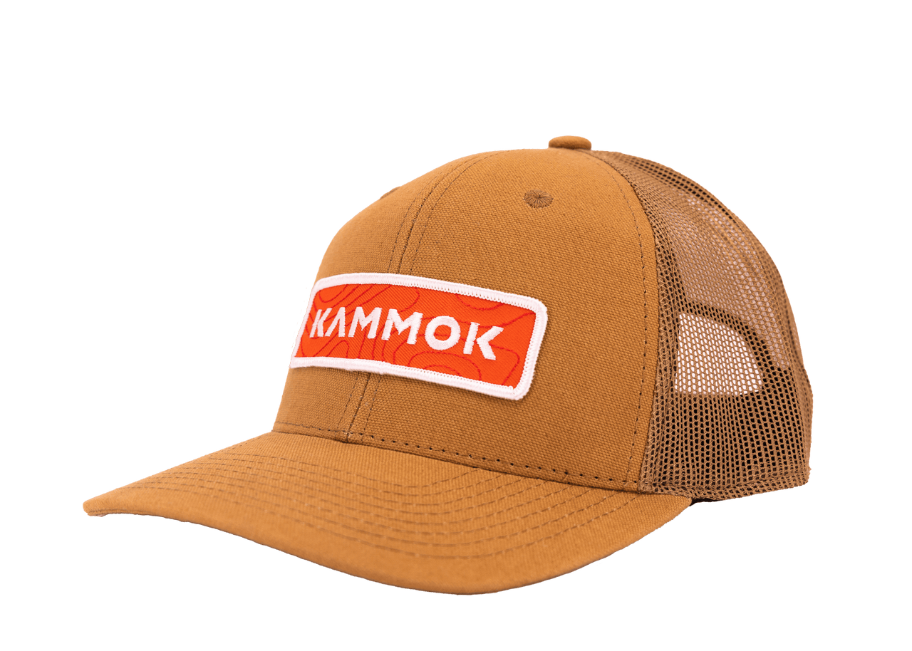 Side view of Kammok Apparel Six Panel Trucker Hat