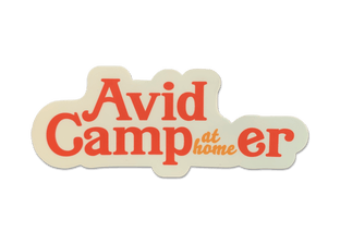 Kammok Printed Goods Avid Camp at Home Sticker