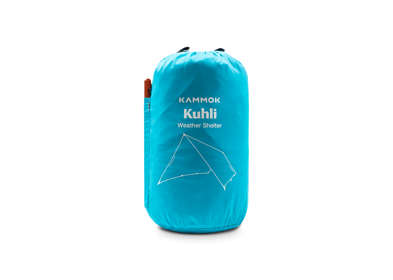 Studio Image of Kammok Weather Shelter Kuhli in Storage Bag