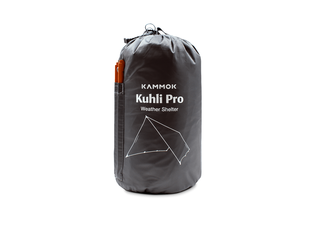 Studio Image of  Kammok Weather Shelter Kuhli Pro in Storage Bag