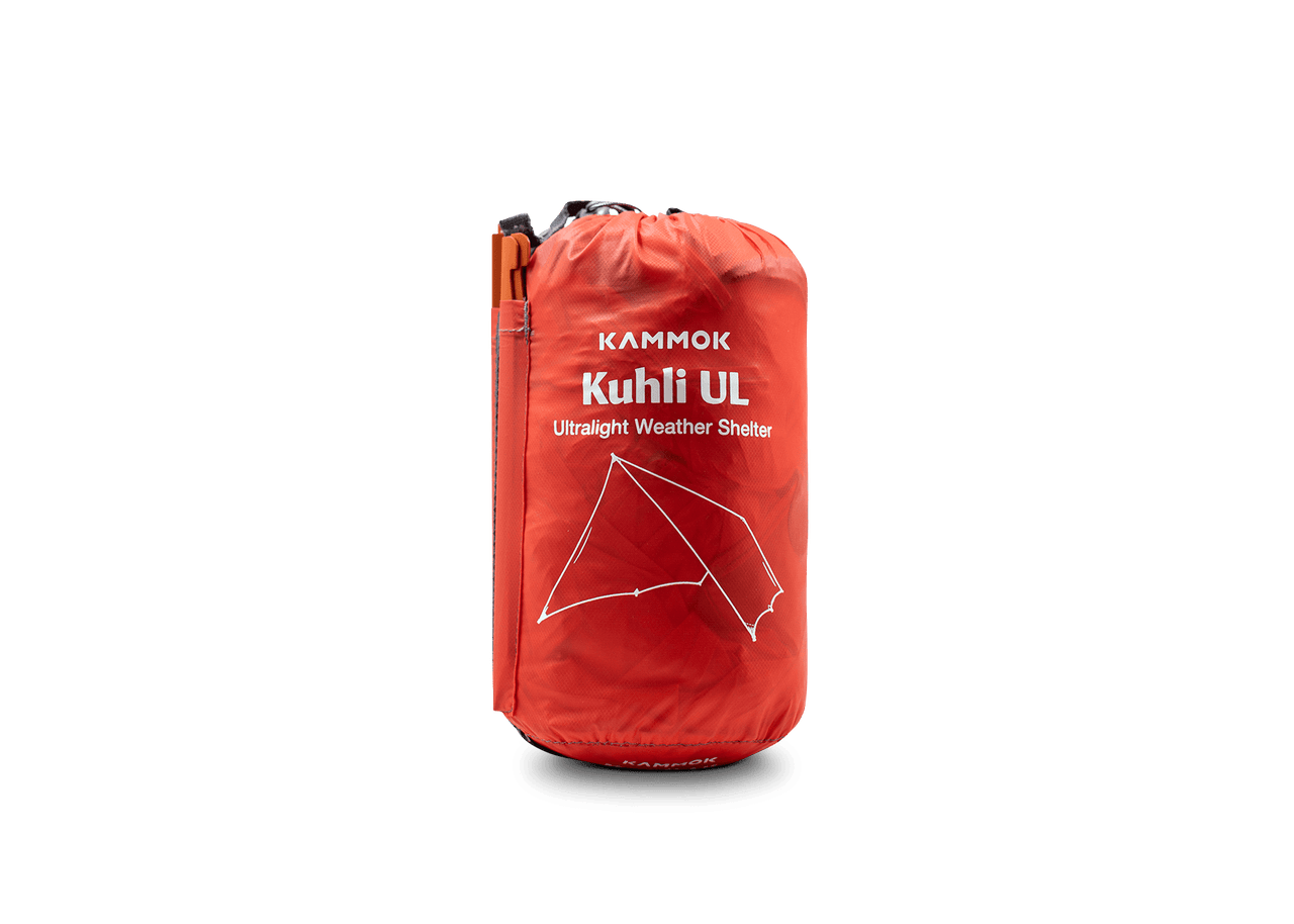 Studio Image of Kammok Weather Shelter Kuhli UL in Storage Bag