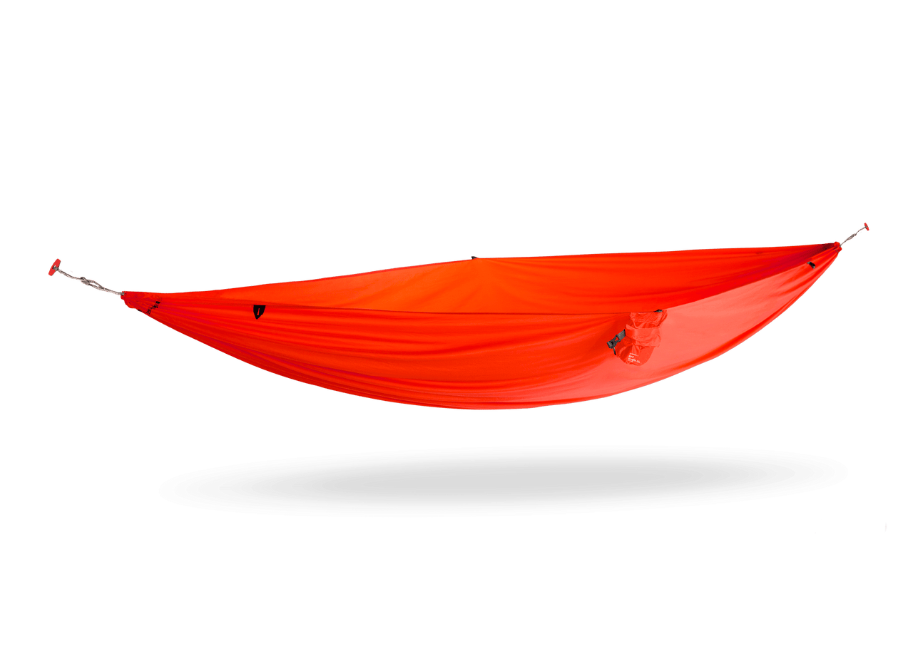 Studio Image of Kammok Hammock Roo Single UL Ember Orange