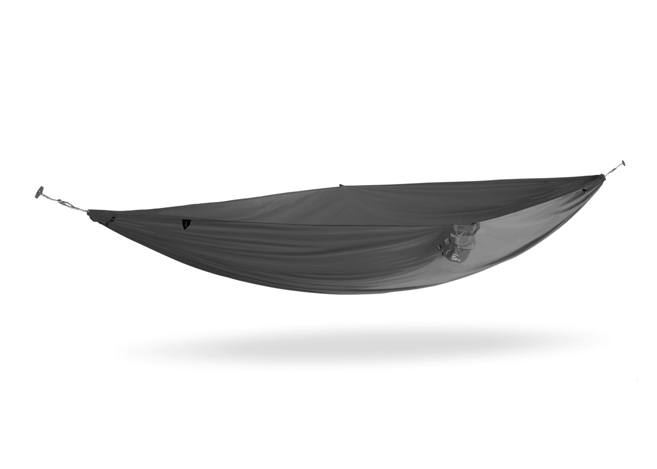 Studio Image of Kammok Hammock Roo Single UL Granite Gray